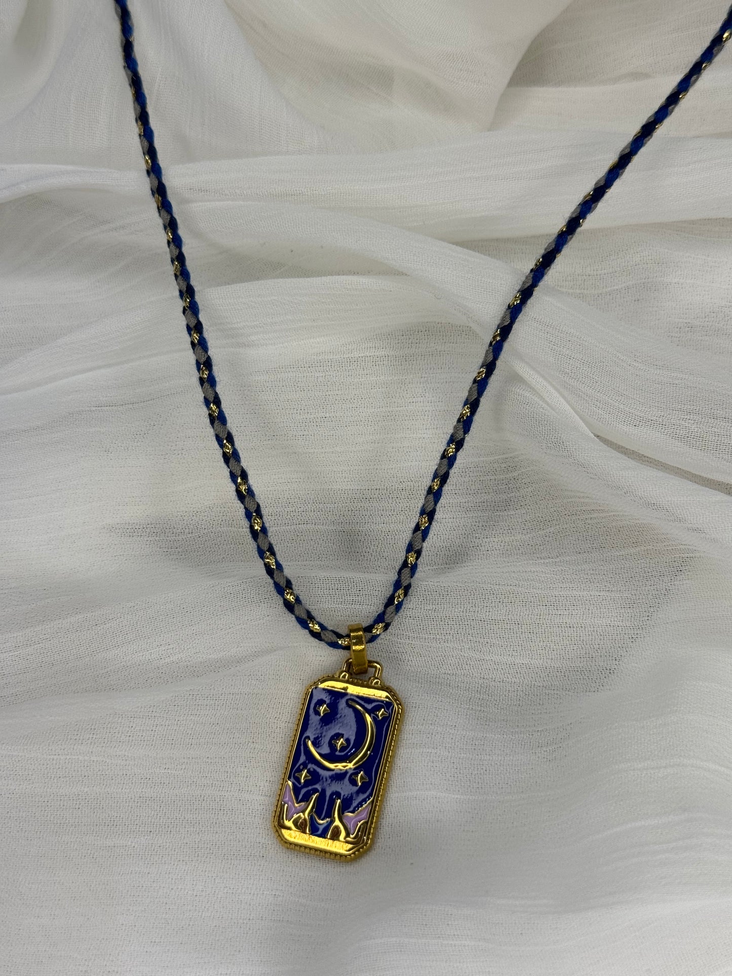 Collier Julie bleu