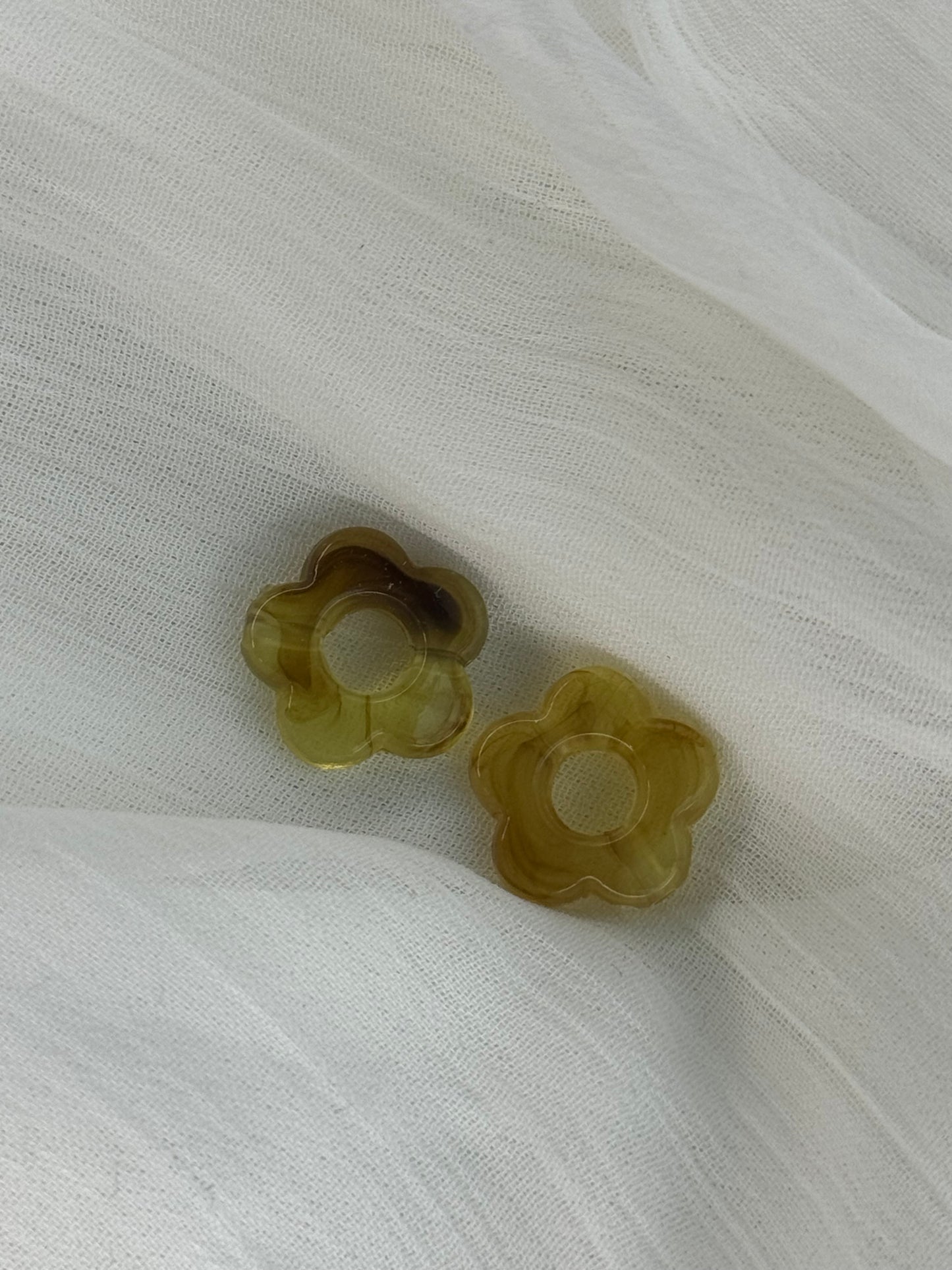 Fleurs marron clair (mini)