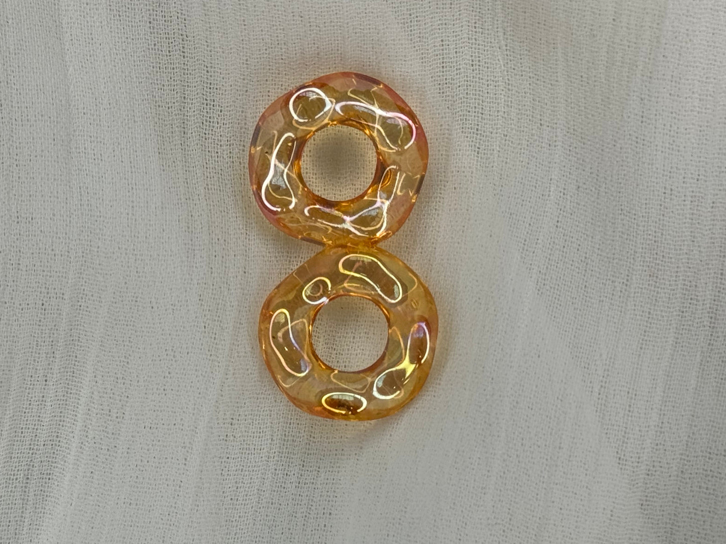 Rond torsadé orange (mini)