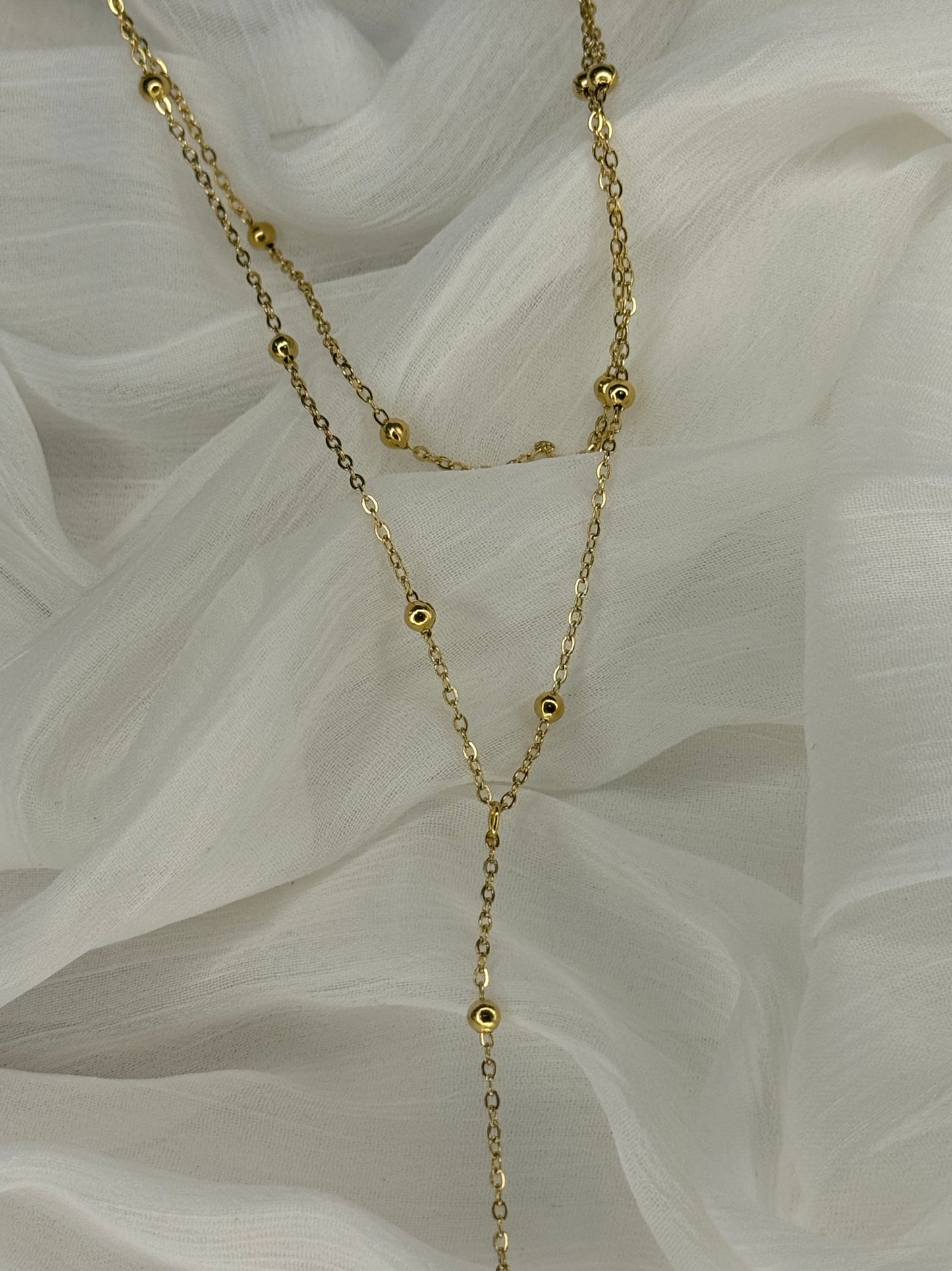 Collier à billes double