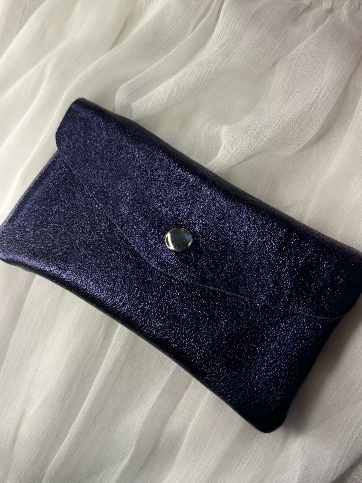Portefeuille bleu foncé