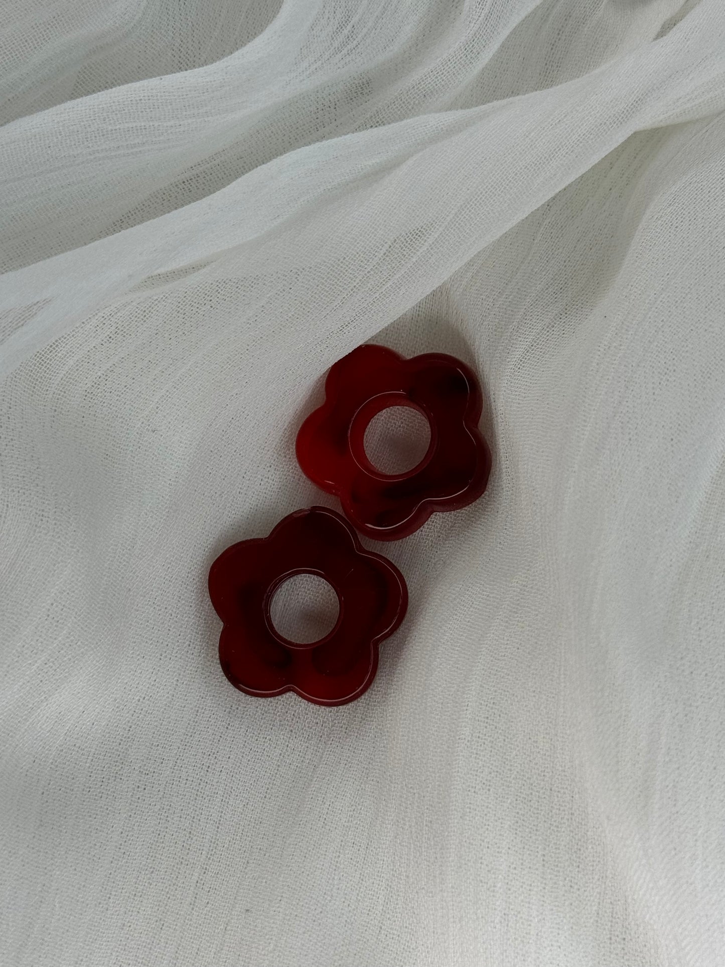 Fleurs bordeaux (moyennes)