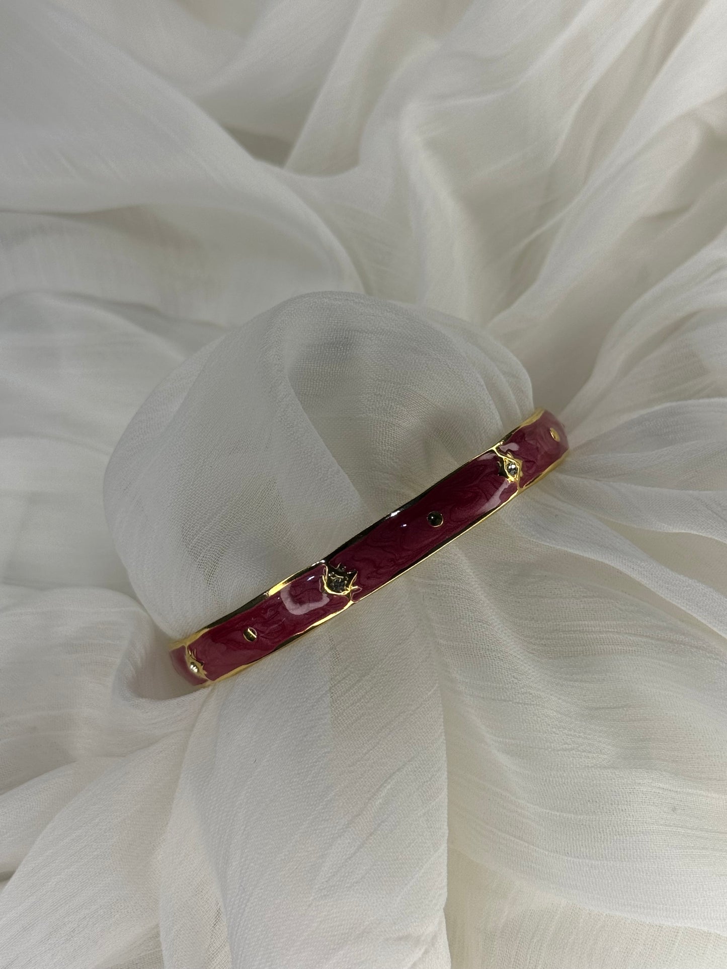 Jonc Faustine rouge