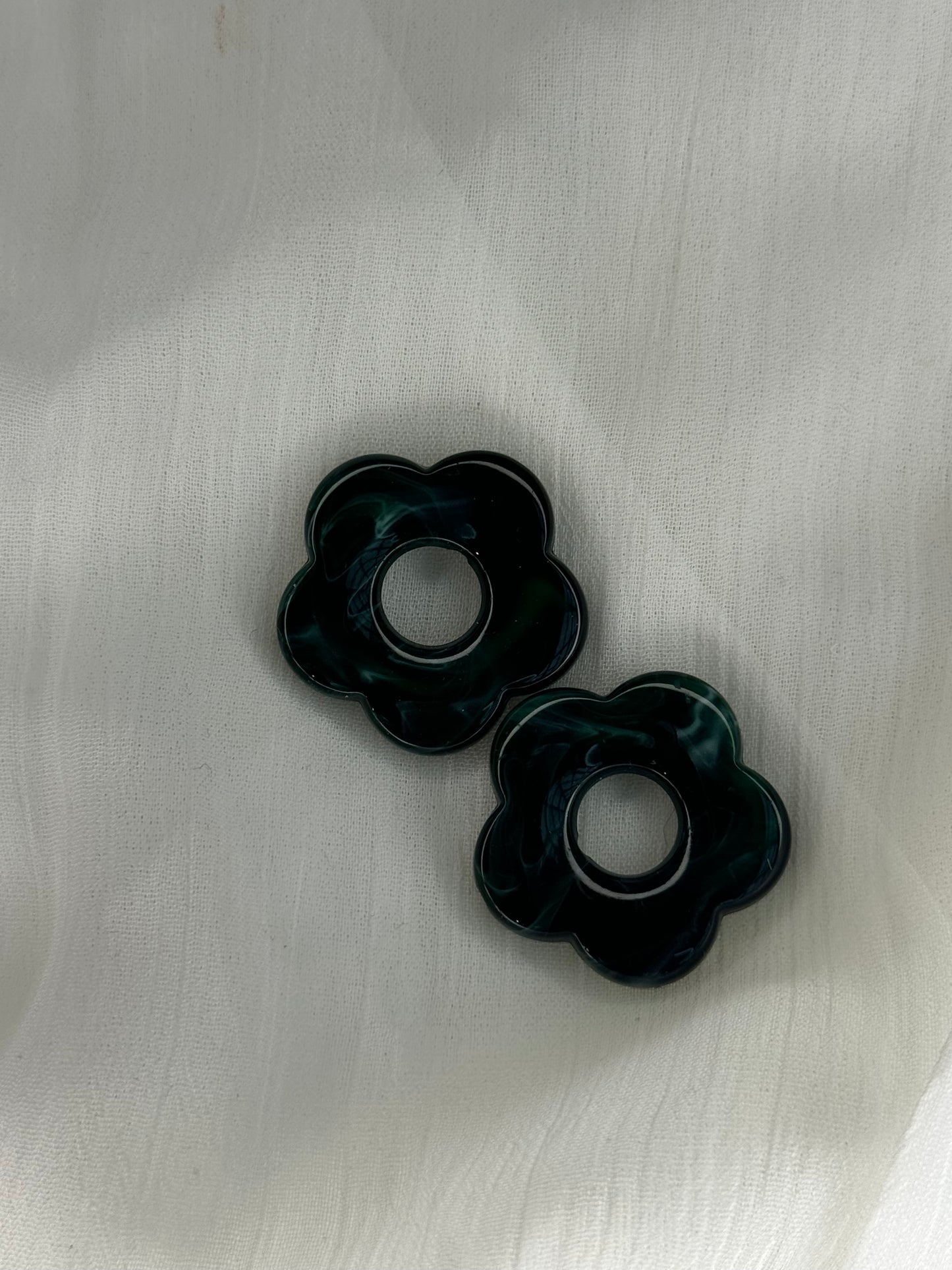 Fleurs vert sapin (grandes)