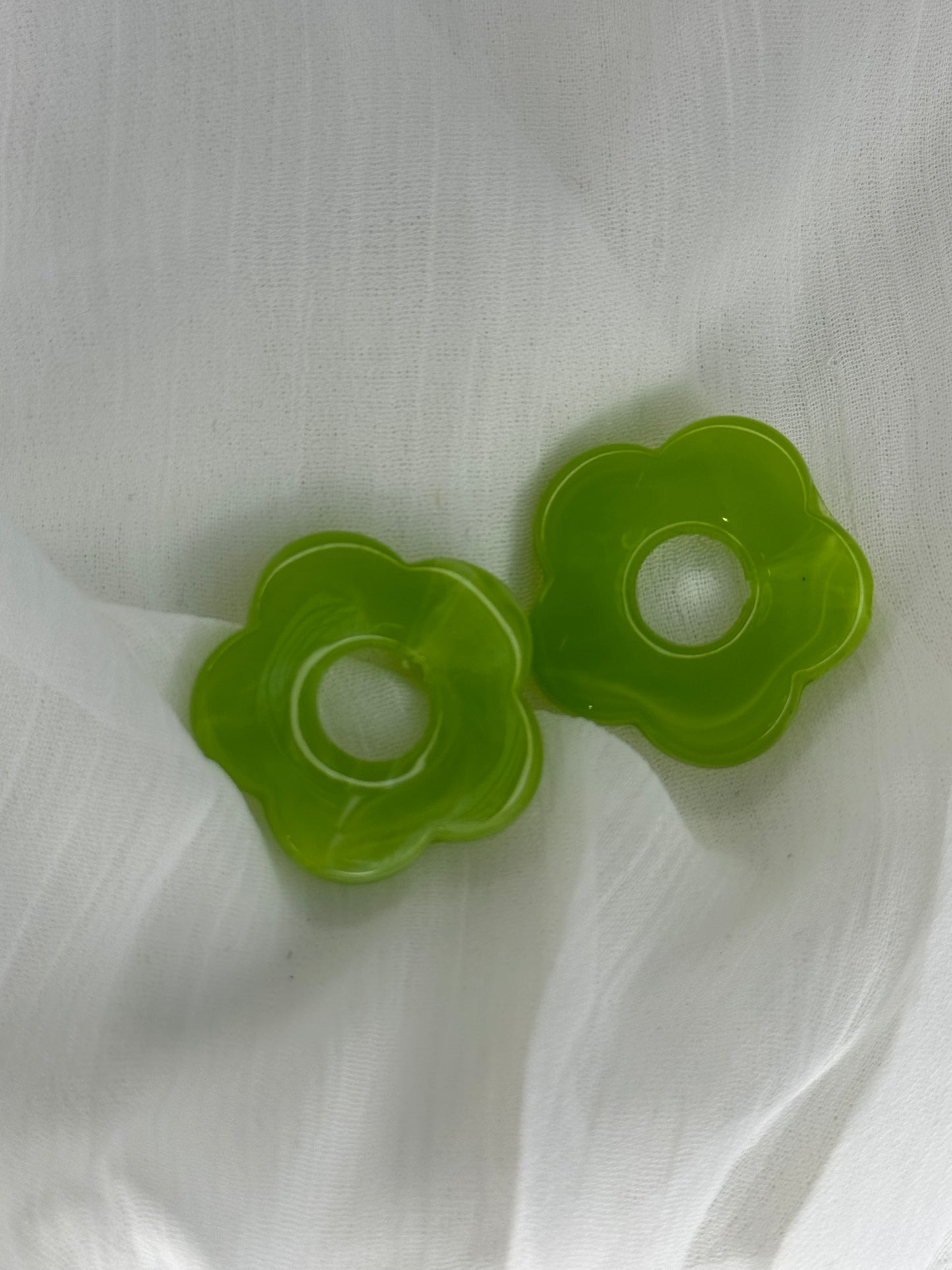 Fleurs vertes (grandes)