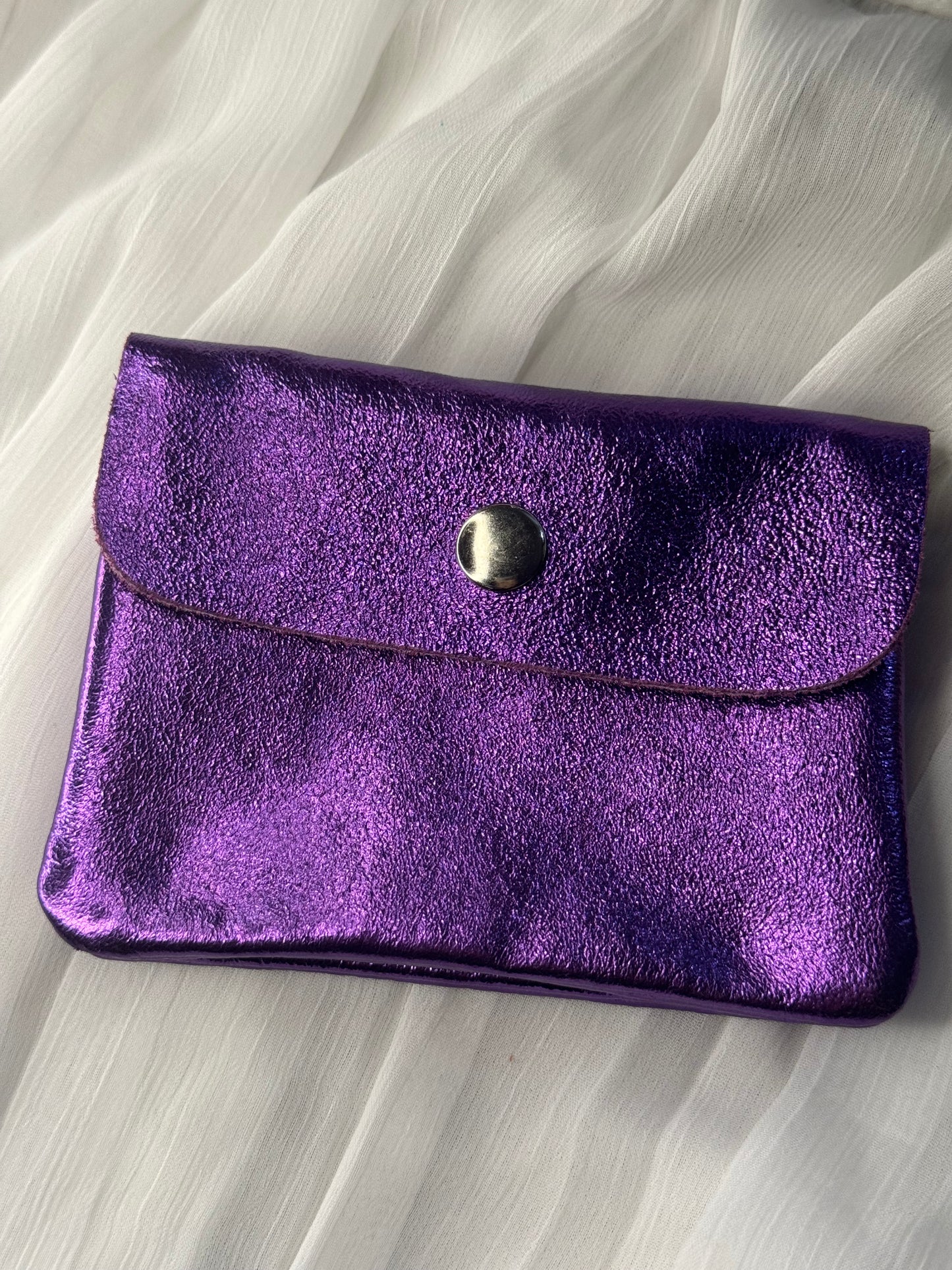 Porte monnaie violet