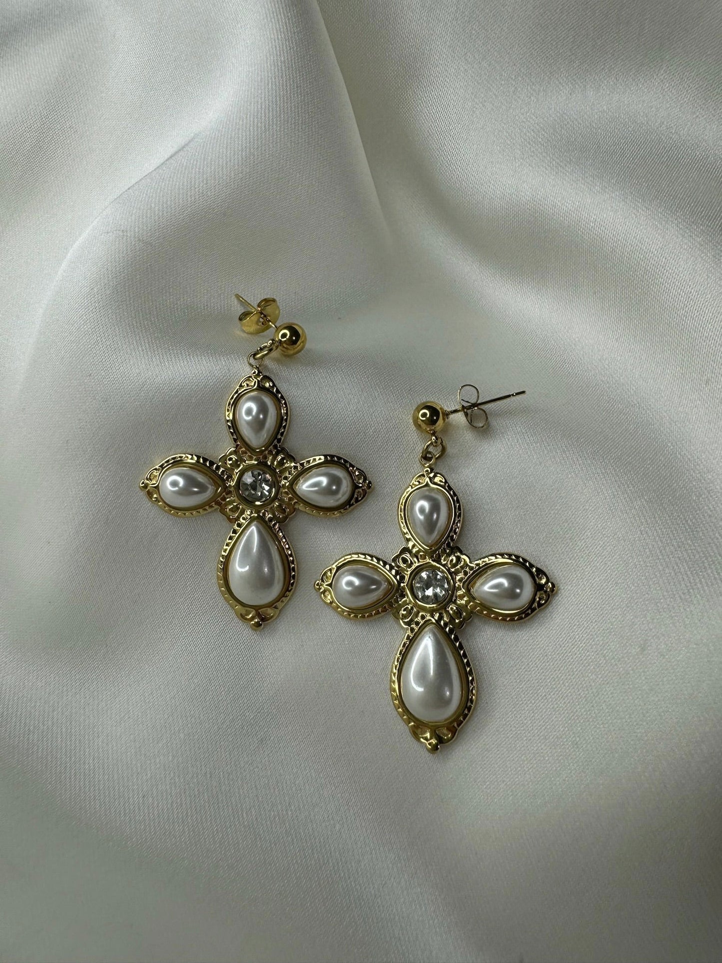 Boucles d’oreilles croix