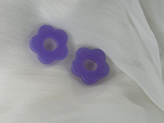 Fleurs violettes (moyennes)