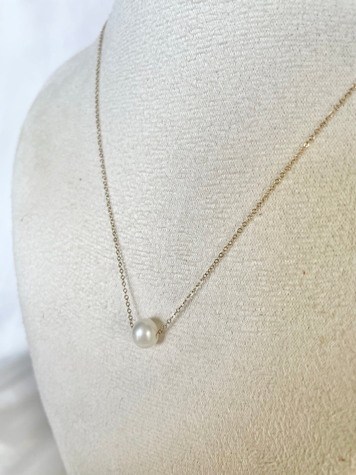 Collier perle simple