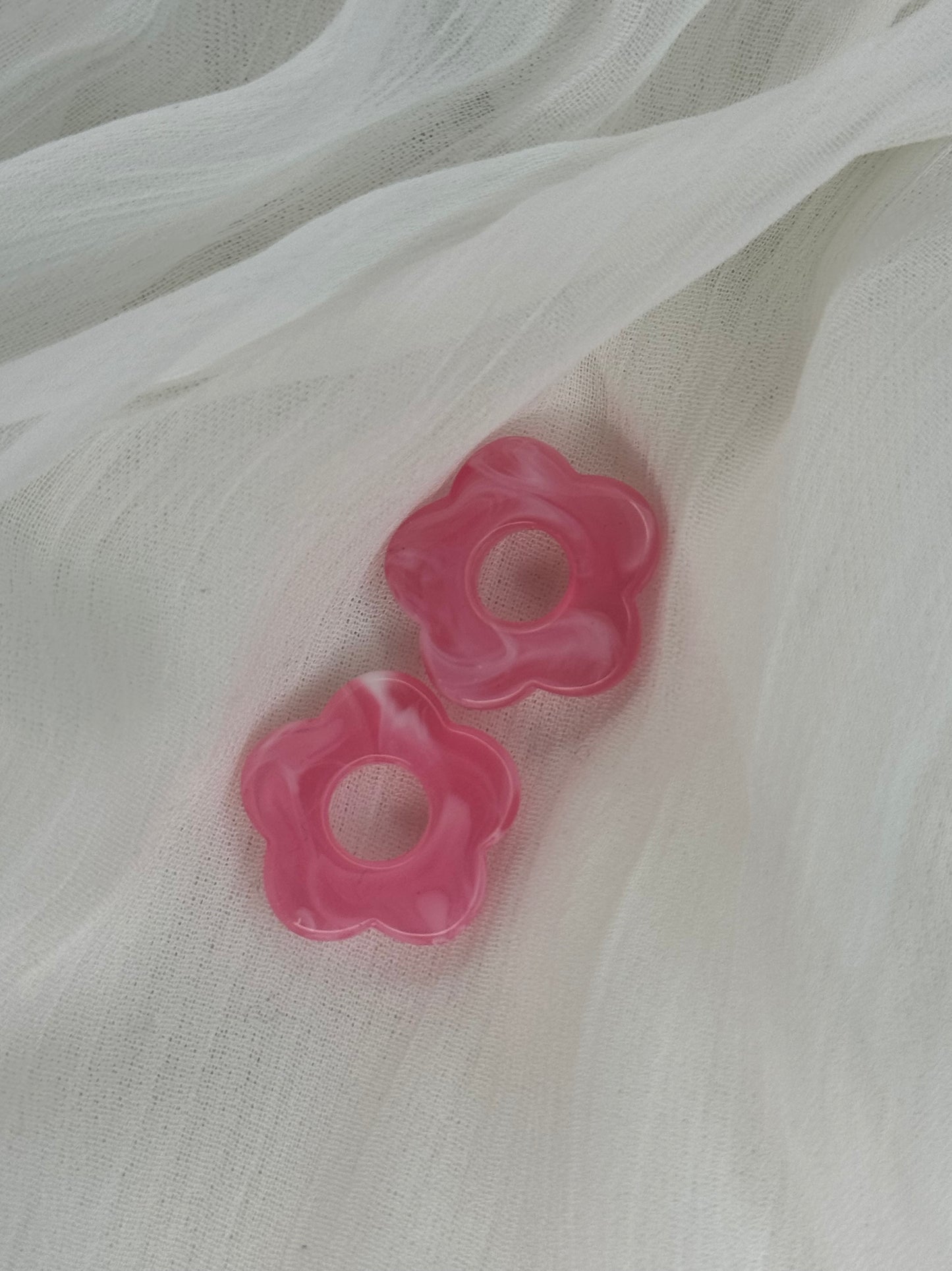 Fleurs roses (moyennes)