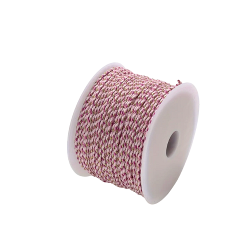 Corde rose (collier uniquement)