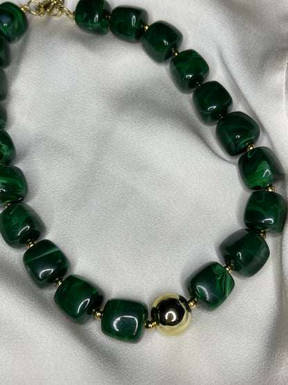 Collier émeraude