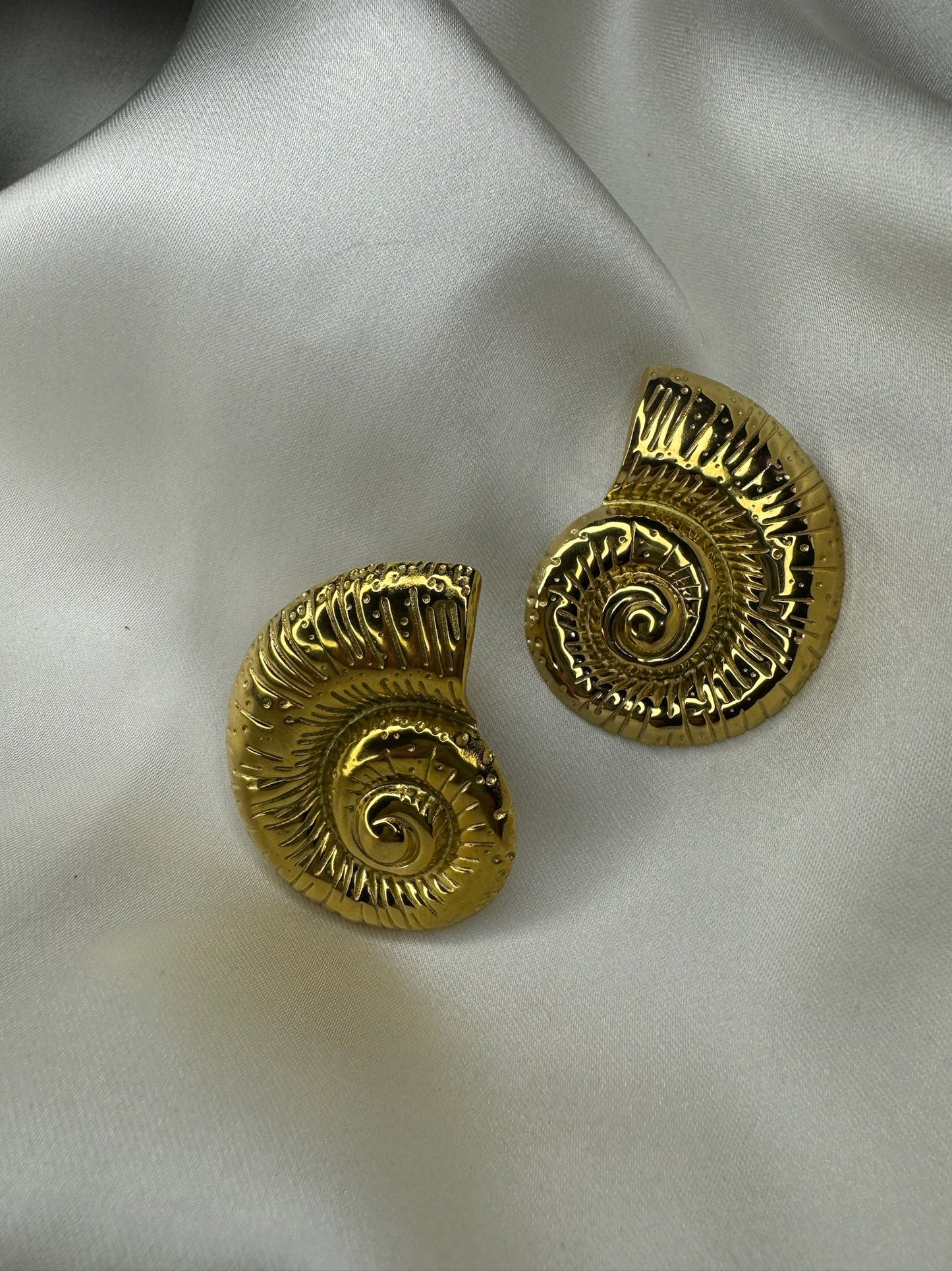 Boucles d’oreilles escargot