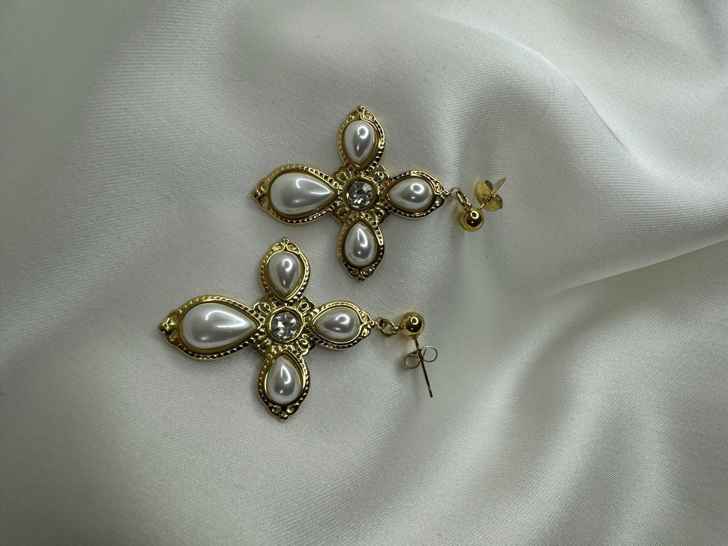 Boucles d’oreilles croix