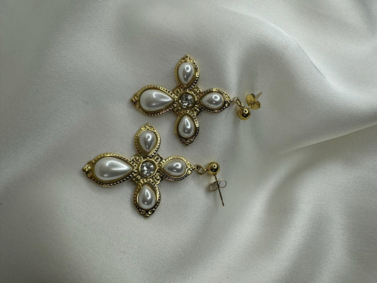 Boucles d’oreilles croix