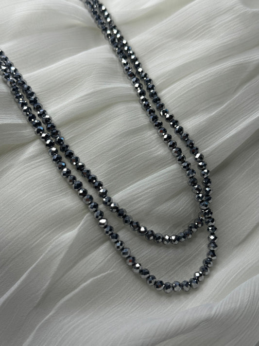 Sautoir Iris argent