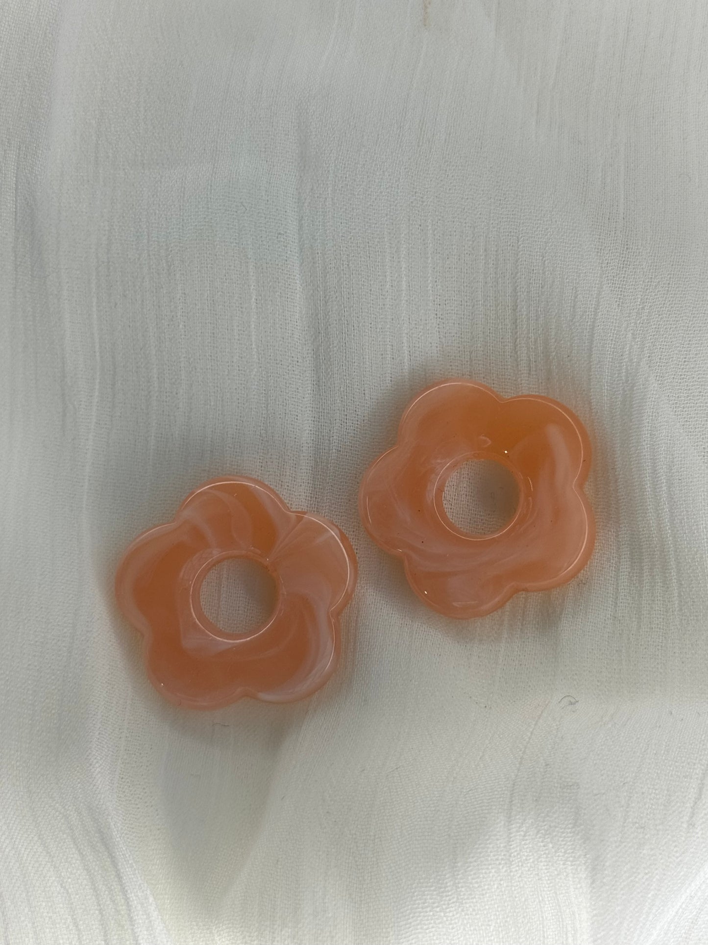 Fleurs saumon (grandes)