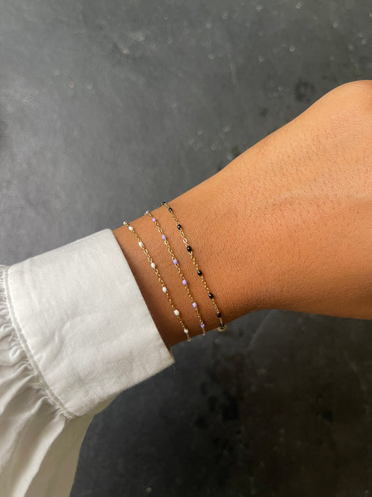 Bracelets pois couleur