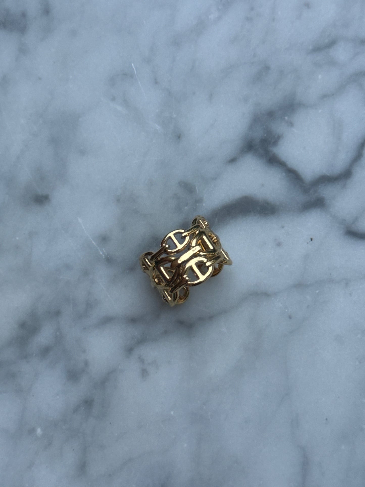 Bague Mathilde maille marine