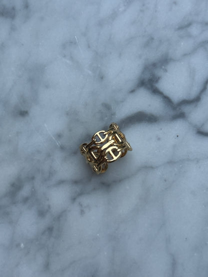 Bague Mathilde maille marine