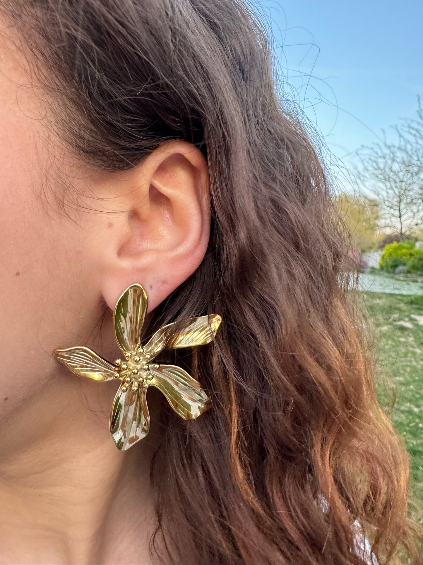 Boucles d’oreilles Iris